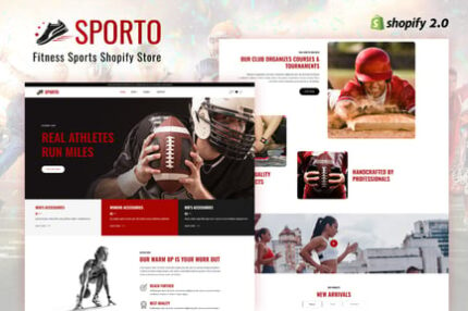 Sporto - Fitness Sports Shopify Store