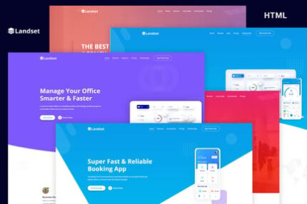 Landset - Multipurpose Landing Page HTML Template