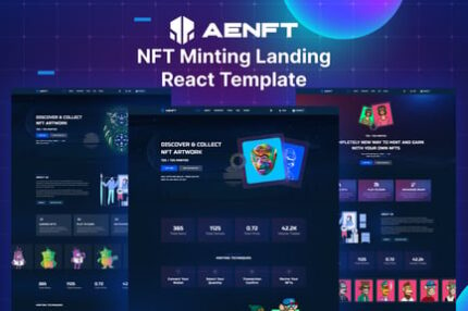 Aenft - NFT Minting or Collection React Template