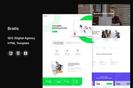 Bratis - SEO /Digital Agency HTML5 Template