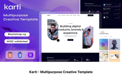 Karti - Multipurpose Creative Template