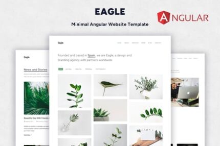 Eagle - Minimal Portfolio Angular Template