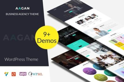 Aagan - Agency, Startup WordPress Theme