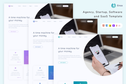 Enso - Agency, Startup and SaaS Template