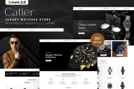 Catier - Luxury Watches Store Shopify 2.0 Theme