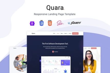 Quara - Responsive Landing Page Template