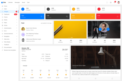 One - React Next.js & Ant Design Admin Template