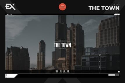 The Town - Responsive Coming Soon Page