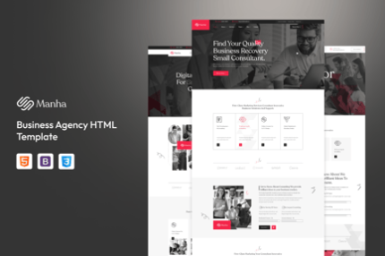 Manha - Business Agency HTML Template