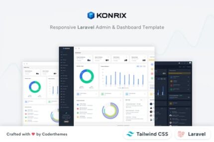 Konrix - Laravel Tailwind Admin Dashboard Template