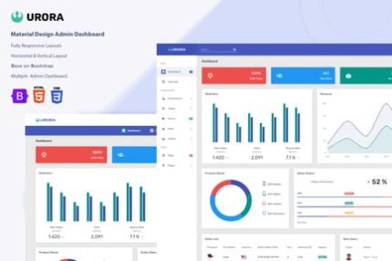 Urora - Material Design Admin Dashboard Template