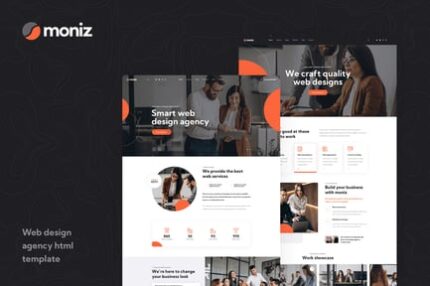 Moniz - Web Design Agency HTML Template