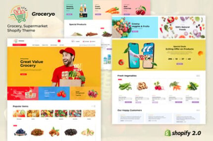 Groceryo - Grocery, Supermarket Shopify Theme