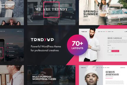 Trendy - Creative Multi-Purpose WordPress Theme