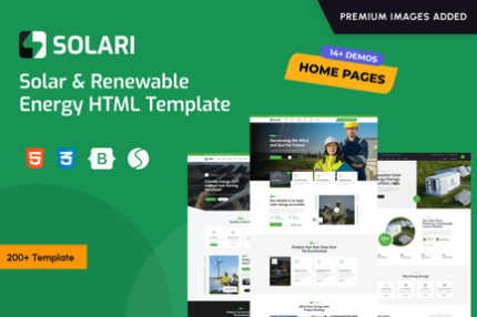 Solari - Ecology & Solar Energy HTML Template