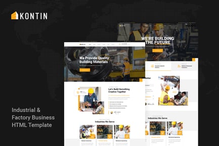 Kontin - Industrial & Factory Business HTML