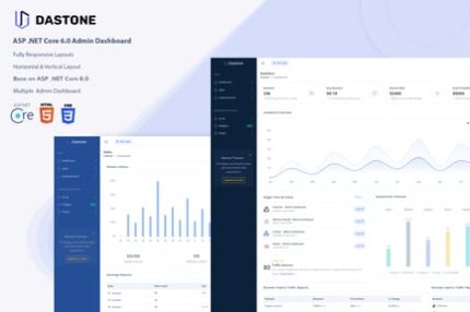 Dastone - ASP.NET Core 6 Admin & Dashboard Templat