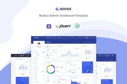 Qovex - Nodejs Admin & Dashboard Template