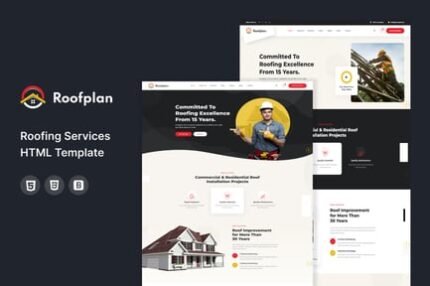 Roofplan - Roofing Services HTML Template