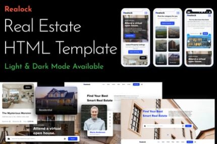 Relock - Real Estate One Page HTML Template