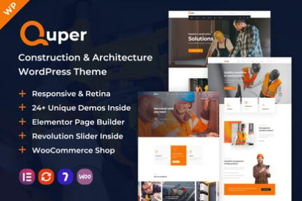 Quper | Construction and Architecture WP Theme