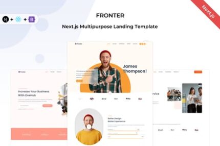 Fronter - Next.js Multipurpose Landing Template