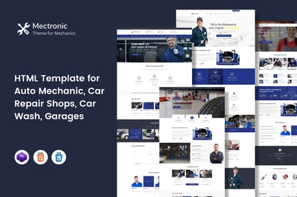 Mechanic HUB - Car Repair HTML Template