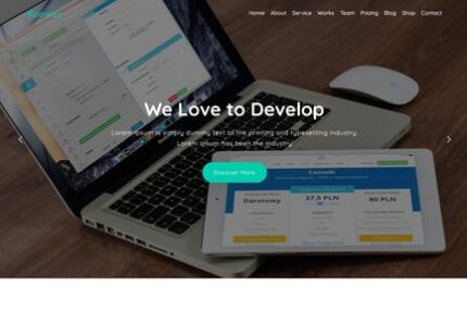 Keeway - Digital Agency One page WordPress Theme