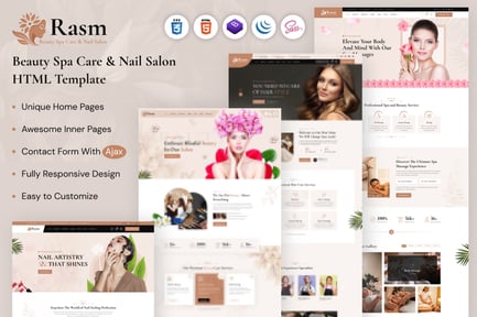 Rasm – Beauty Spa Care & Nail Salon HTML Template