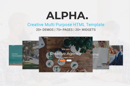 Alpha Dot Multi Purpose HTML5 Template