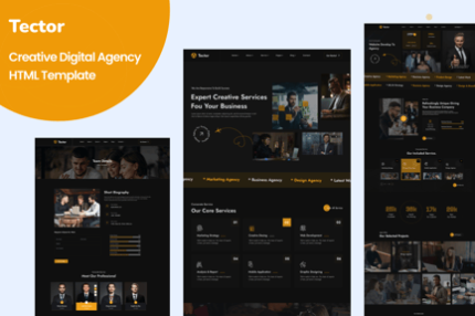 Tector - Creative Digital Agency HTML Template