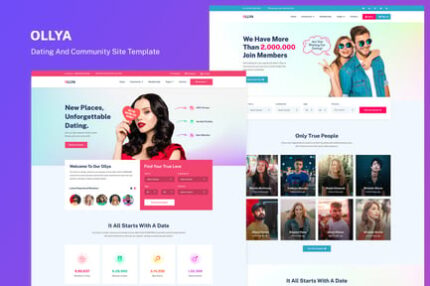 Dating and Community Site Template