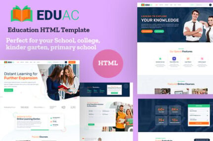 Eduac - Education & Online Course HTML Template