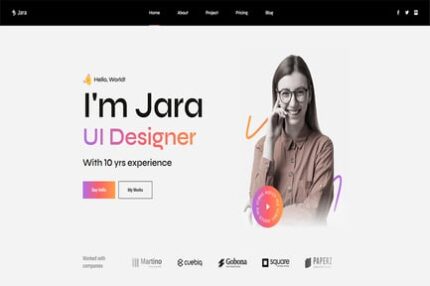 Jara - Personal Portfolio HTML Template