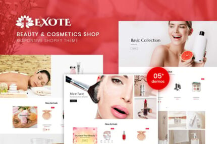 Exote - Beauty & Cosmetics Shopify Theme