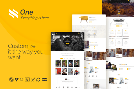 One - Business Agency Events WooCommerce Theme