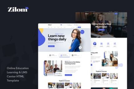 Zilom - Online Education Learning HTML Template