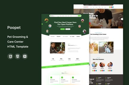 Poopet - Pet Grooming & Care Center HTML Template