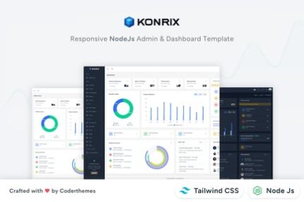 Konrix - NodeJS Tailwind CSS Admin & Dashboard