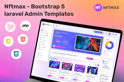 Nftmax - Bootstrap 5 laravel Admin Templates