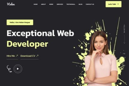 Helen - Personal Portofolio Template