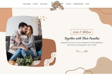 Loise - Responsive Wedding Invitation