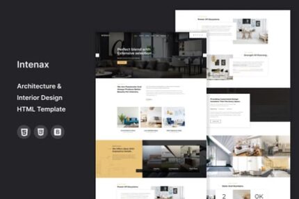 Intenax - Architecture & Interior HTML Template