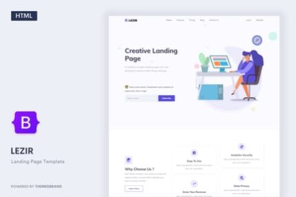 Lezir - Bootstrap 5 Landing Page Template