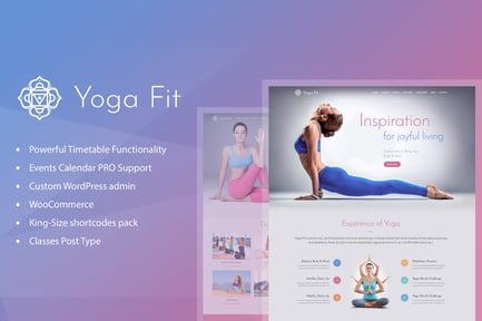 Yoga Fit - Sports, Fitness & Gym WordPress Theme