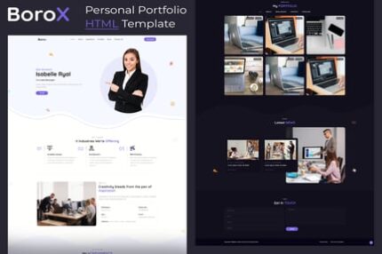 Personal Portfolio HTML Template - Borox