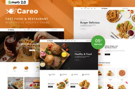 Careo - Fast Food & Restaurant Shopify 2.0 Theme