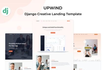 Upwind - Django 5 Landing Page Template