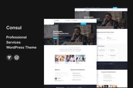 Consul - Professional Services WordPress Theme