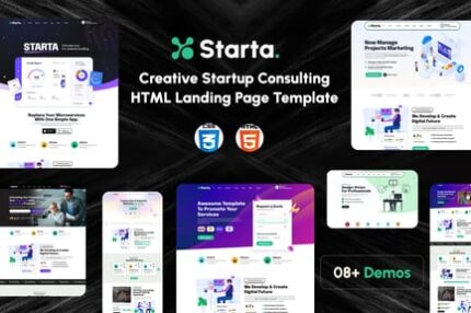 Starta - Creative Startup Agency HTML Template